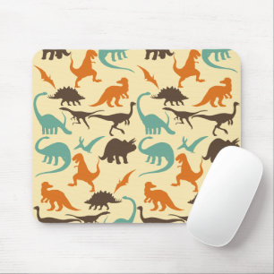 Tapis De Souris Motif de Dinosaur Silhouette