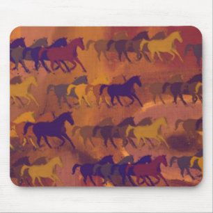 Tapis De Souris motif de ferme de chevaux