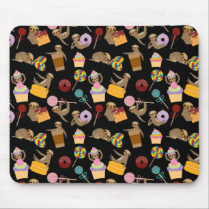 Tapis De Souris Motif de festins de bonbon à paresse
