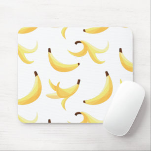 Tapis De Souris Motif de fête drôle de jeux de mots sur la banane,