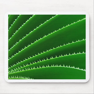 Tapis De Souris Motif de feuille verte Spiky