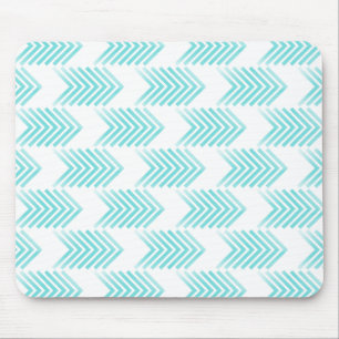 Tapis De Souris Motif de flèche Tribal Turquoise