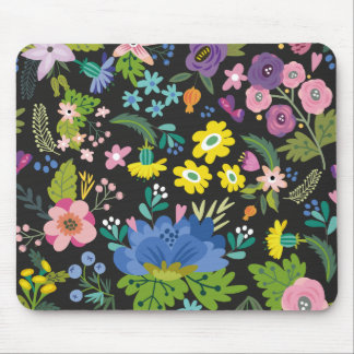 Tapis De Souris Motif de fleur coloré d'été
