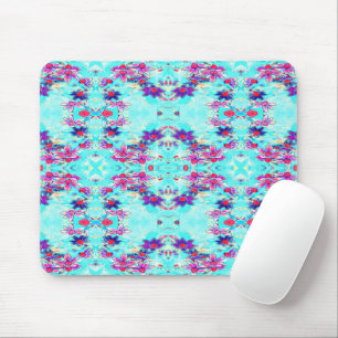 Tapis De Souris Motif de fleur violette mignonne et féminine sur b