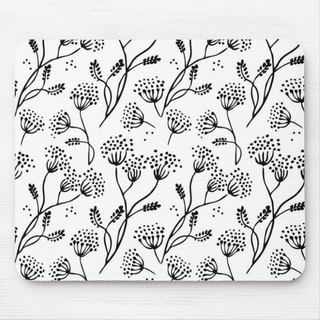 Tapis De Souris Motif de fleurs (Devant)