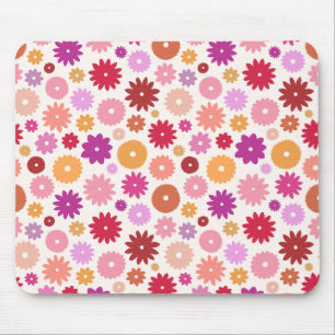 Tapis De Souris Motif de floraisons colorées