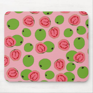 Tapis De Souris Motif de fruits de goyave