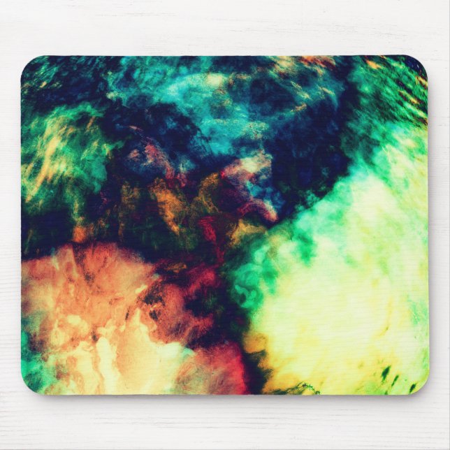 Tapis De Souris Motif de fumée peint par cool d'abrégé sur (Devant)