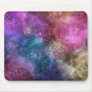 Tapis De Souris Motif de galaxie coloré