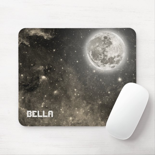 Tapis De Souris Motif de Galaxie cosmique céleste (Avec souris)