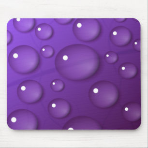 Tapis De Souris Motif de goutte d'eau violet
