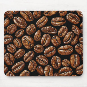 Tapis De Souris Motif de grains de café