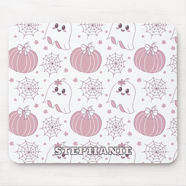 Tapis De Souris Motif de Halloween pastel goth doux (Devant)