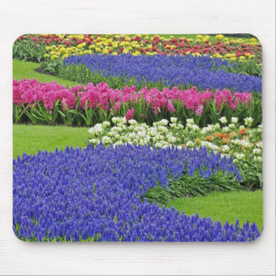 Tapis De Souris Motif de jacinthe des vignes, tulipes et 3