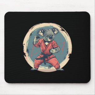 Tapis De Souris Motif de koala de karaté Taekwondo Jiu-jitsu Mma K