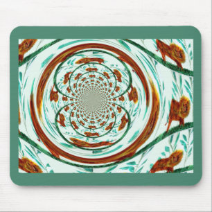 Tapis De Souris Motif de la faune tourbillonnant Lions