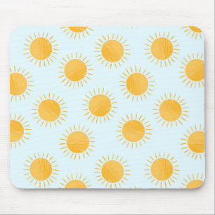 Tapis De Souris Motif de la journée du Doodle Sunshine