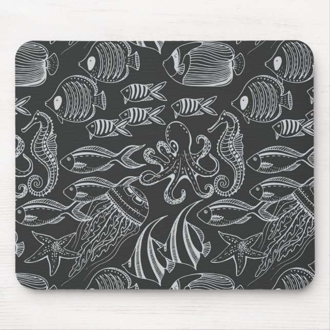 Tapis De Souris Motif de la Mer Noire (Devant)