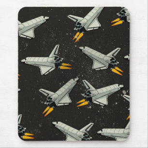 Tapis De Souris motif de la navette spatiale vintage