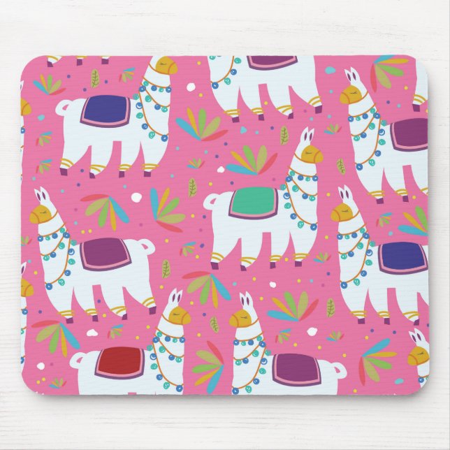 Tapis De Souris Motif de lama mignon (Devant)
