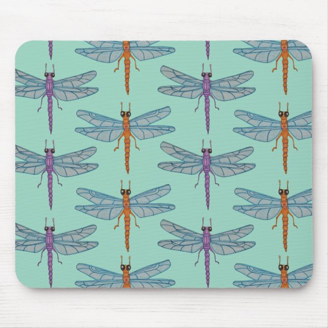 Tapis De Souris Motif de libellule (Devant)