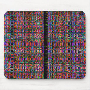 Tapis De Souris motif de lignes de néon brillant Abstrait