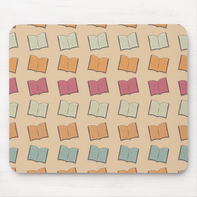 Tapis De Souris Motif de livre (Devant)