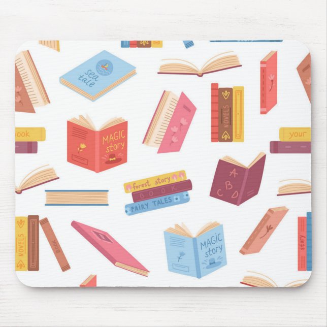 Tapis De Souris Motif de livre (Devant)