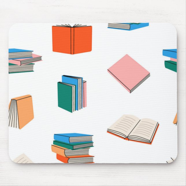 Tapis De Souris Motif de livre (Devant)