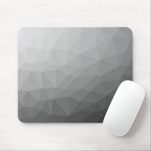 Tapis De Souris Motif de maille géométrique à dégradé gris