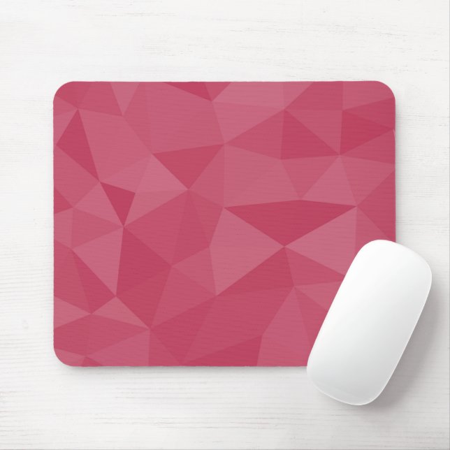 Tapis De Souris Motif de maille géométrique rose clair (Avec souris)