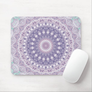 Tapis De Souris Motif de mandala lavande et lilas