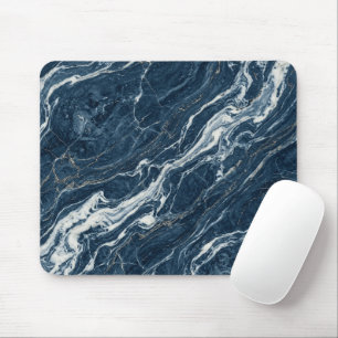 Tapis De Souris Motif de marbre océanique Style moderne élégant