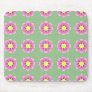 Tapis De Souris Motif de marguerite rose