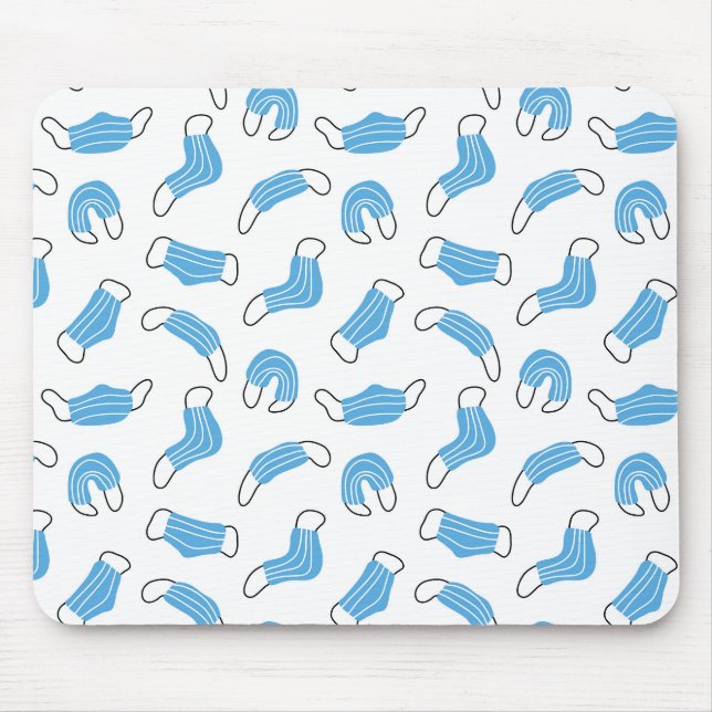 Tapis De Souris motif de masque Médicale (Devant)