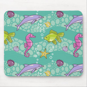 Tapis De Souris Motif de mer d'été