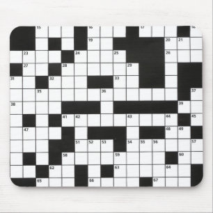 Tapis De Souris Motif de mots croisés
