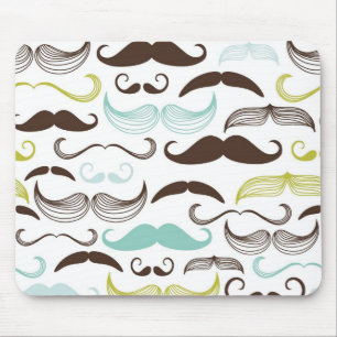 Tapis De Souris Motif de moustache, rétro style 2