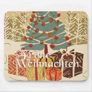 Tapis De Souris Motif de Noël, avec des cadeaux sous le sapin de N