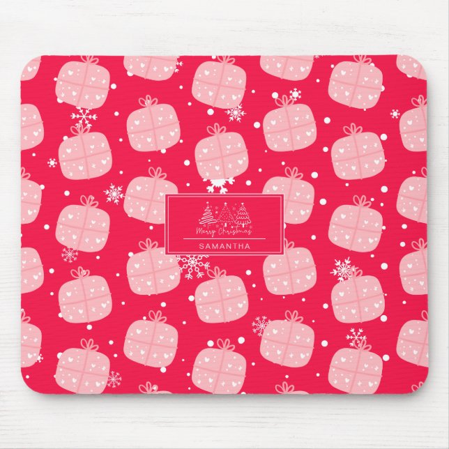 Tapis De Souris Motif de Noël classique (1) (Devant)