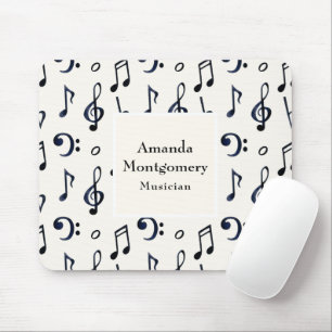Tapis De Souris Motif de notes musicales mignonnes