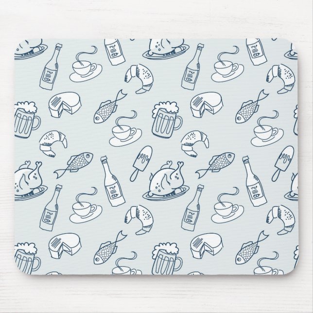 Tapis De Souris Motif de nourriture (Devant)