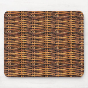 Tapis De Souris Motif de panier d'osier