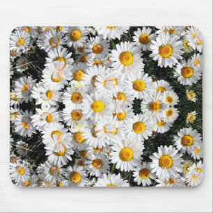 Tapis De Souris Motif de pâquerettes kaléidoscope