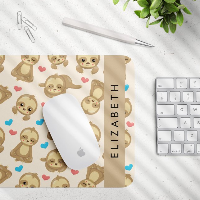 Tapis De Souris Motif De Parfums, Mignons Parfums, Coeurs, Votre N (Créateur téléchargé)