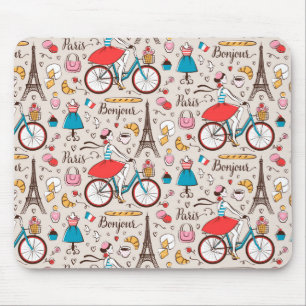 Tapis De Souris Motif de Paris France