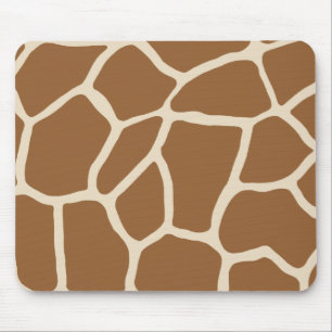 Tapis De Souris Motif de peau, couleurs de la Girafe