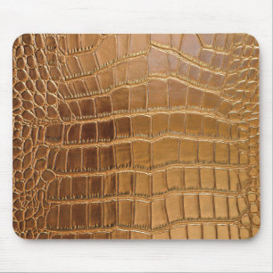 Tapis De Souris Motif de peau d'animal de cuir de crocodile de