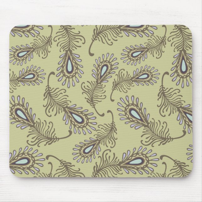Tapis De Souris Motif de plume (Devant)