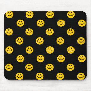 Tapis De Souris Motif de point jaune de polka